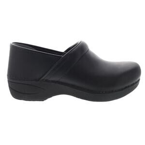 DANSKO Professional Stapled Clog XP 2.0 Pull Up Black Waterproof Leather NIB